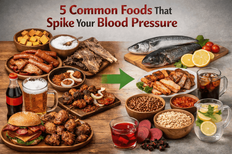 Read more about the article 5 Common Foods That Spike Your Blood Pressure
