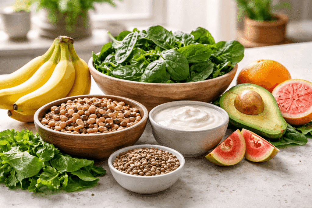 Potassium-rich foods that may support healthy blood pressure