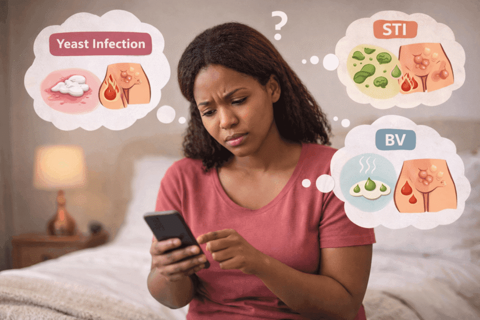 You are currently viewing Yeast Infection vs BV vs STI: How to Tell the Difference
